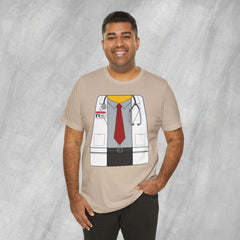 Mini-Bodz Doctor (Shirt & Tie) - Short Sleeve Crewneck T-Shirt