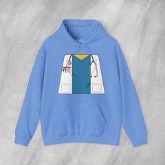 Mini-Bodz Doctor (Blue Scrubs) - Mediumweight Hoodie