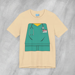 Mini-Bodz Scrubs (Green) - Short Sleeve Crewneck T-Shirt