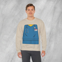 Mini-Bodz Scrubs (Blue) - Mediumweight Sweatshirt