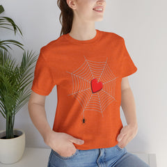 Heart of the Web - Short Sleeve Crewneck T-Shirt