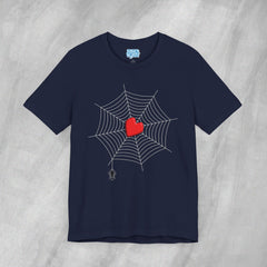 Heart of the Web - Short Sleeve Crewneck T-Shirt