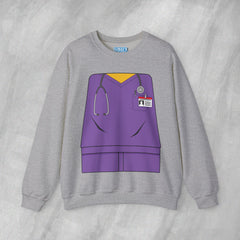 Mini-Bodz Scrubs (Purple) - Mediumweight Sweatshirt