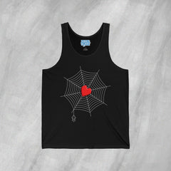 Heart of the Web - Jersey Tank Top
