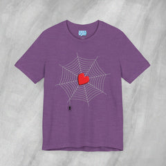 Heart of the Web - Short Sleeve Crewneck T-Shirt
