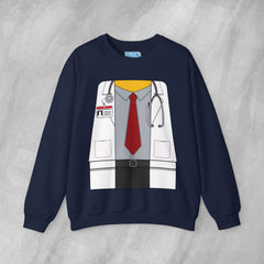 Mini-Bodz Doctor (Shirt & Tie) - Mediumweight Sweatshirt