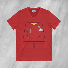 Mini-Bodz Scrubs (Garment Color) - Short Sleeve V-Neck T-Shirt