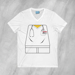 Mini-Bodz Scrubs (Garment Color) - Short Sleeve V-Neck T-Shirt