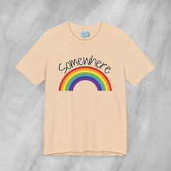 Somewhere Over the Rainbow - Short Sleeve Crewneck T-Shirt