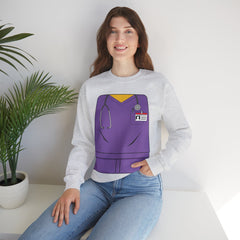 Mini-Bodz Scrubs (Purple) - Mediumweight Sweatshirt