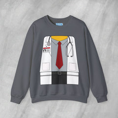 Mini-Bodz Doctor (Shirt & Tie) - Mediumweight Sweatshirt
