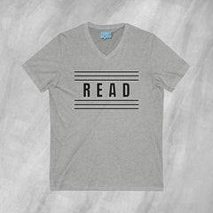 Read Between the Lines - Short Sleeve V-Neck T-Shirt