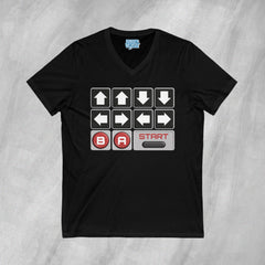 Cheat Code - Short Sleeve V-Neck T-Shirt