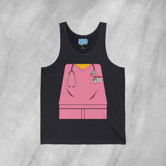 Mini-Bodz Scrubs (Pink) - Jersey Tank Top