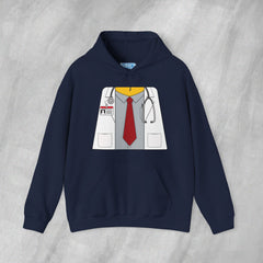 Mini-Bodz Doctor (Shirt & Tie) - Mediumweight Hoodie