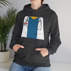 Mini-Bodz Doctor (Blue Scrubs) - Mediumweight Hoodie