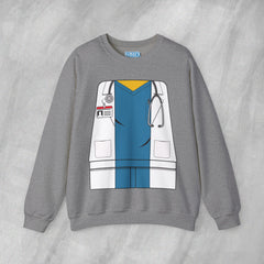 Mini-Bodz Doctor (Blue Scrubs) - Mediumweight Sweatshirt