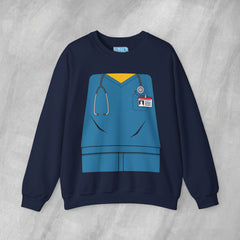 Mini-Bodz Scrubs (Blue) - Mediumweight Sweatshirt
