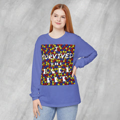 I Survived the Ball Pit - Long Sleeve Crewneck T-Shirt