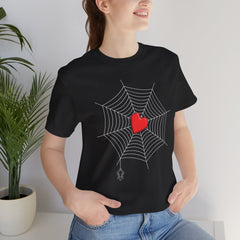Heart of the Web - Short Sleeve Crewneck T-Shirt