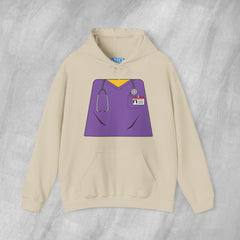 Mini-Bodz Scrubs (Purple) - Mediumweight Hoodie