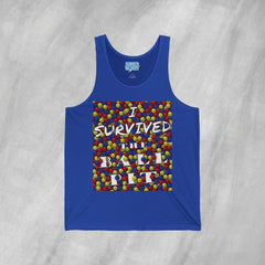 I Survived the Ball Pit - Jersey Tank Top