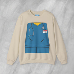 Mini-Bodz Scrubs (Blue) - Mediumweight Sweatshirt