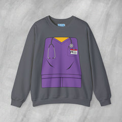 Mini-Bodz Scrubs (Purple) - Mediumweight Sweatshirt