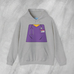 Mini-Bodz Scrubs (Purple) - Mediumweight Hoodie