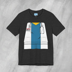 Mini-Bodz Doctor (Blue Scrubs) - Short Sleeve Crewneck T-Shirt
