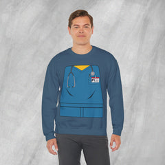 Mini-Bodz Scrubs (Blue) - Mediumweight Sweatshirt