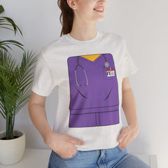 Mini-Bodz Scrubs (Purple) - Short Sleeve Crewneck T-Shirt