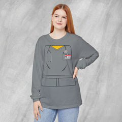 Mini-Bodz Scrubs (Garment Color) - Long Sleeve Crewneck T-Shirt