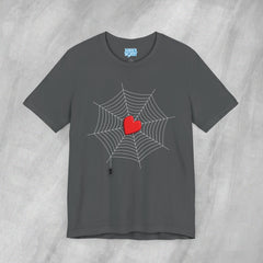 Heart of the Web - Short Sleeve Crewneck T-Shirt