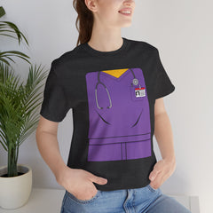 Mini-Bodz Scrubs (Purple) - Short Sleeve Crewneck T-Shirt