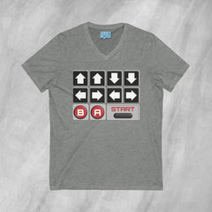 Cheat Code - Short Sleeve V-Neck T-Shirt