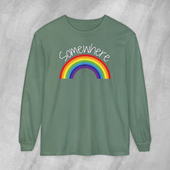 Somewhere Over the Rainbow - Long Sleeve Crewneck T-Shirt