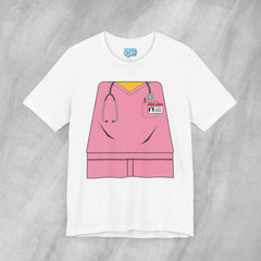 Mini-Bodz Scrubs (Pink) - Short Sleeve Crewneck T-Shirt