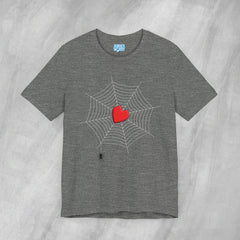 Heart of the Web - Short Sleeve Crewneck T-Shirt