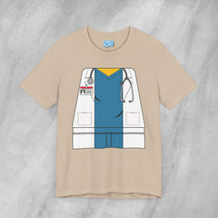 Mini-Bodz Doctor (Blue Scrubs) - Short Sleeve Crewneck T-Shirt