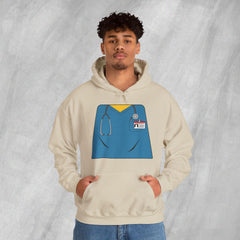 Mini-Bodz Scrubs (Blue) - Mediumweight Hoodie