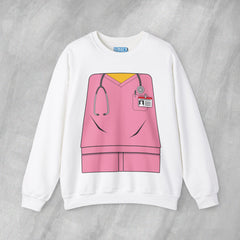 Mini-Bodz Scrubs (Pink) - Mediumweight Sweatshirt