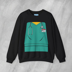 Mini-Bodz Scrubs (Green) - Mediumweight Sweatshirt