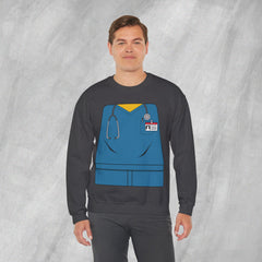 Mini-Bodz Scrubs (Blue) - Mediumweight Sweatshirt