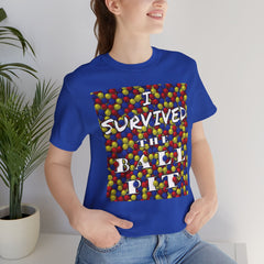 I Survived the Ball Pit - Short Sleeve Crewneck T-Shirt