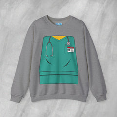 Mini-Bodz Scrubs (Green) - Mediumweight Sweatshirt