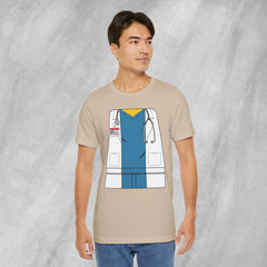 Mini-Bodz Doctor (Blue Scrubs) - Short Sleeve Crewneck T-Shirt
