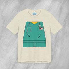 Mini-Bodz Scrubs (Green) - Short Sleeve Crewneck T-Shirt