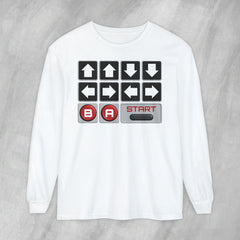 Cheat Code - Long Sleeve Crewneck T-Shirt