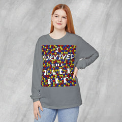 I Survived the Ball Pit - Long Sleeve Crewneck T-Shirt
